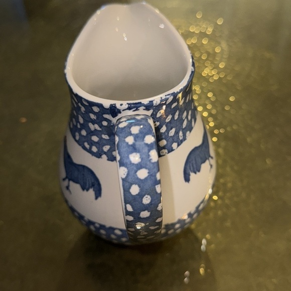 Chanticleer ICTC Milk Jug Rooster Pitcher Alice Cotterell Pottery England - Picture 3 of 6